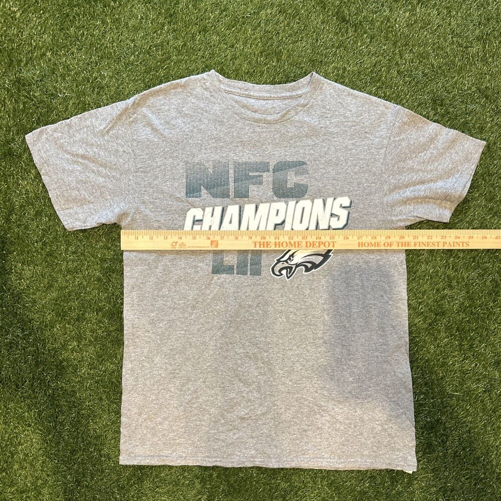 Philadelphia Eagles NFC Champions Super Bowl LII Fanatics Mens Sz Medium T Shirt - Picture 4 of 8